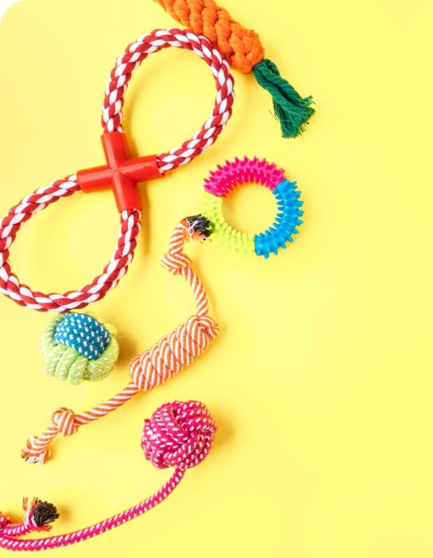 オーガニックコットンのおもちゃの画像